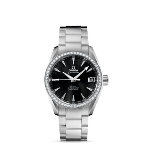 Omega Seamaster Aqua Terra 150M Co-Axial 38.5 Stainless Steel / Diamond / Black / Bracelet